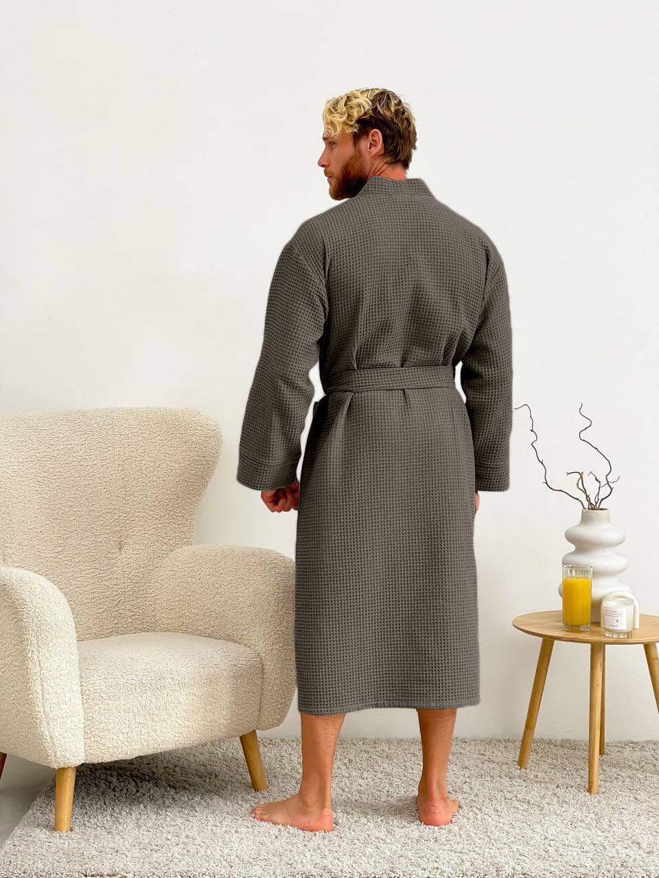 Чоловічий халат вафельний Kimono