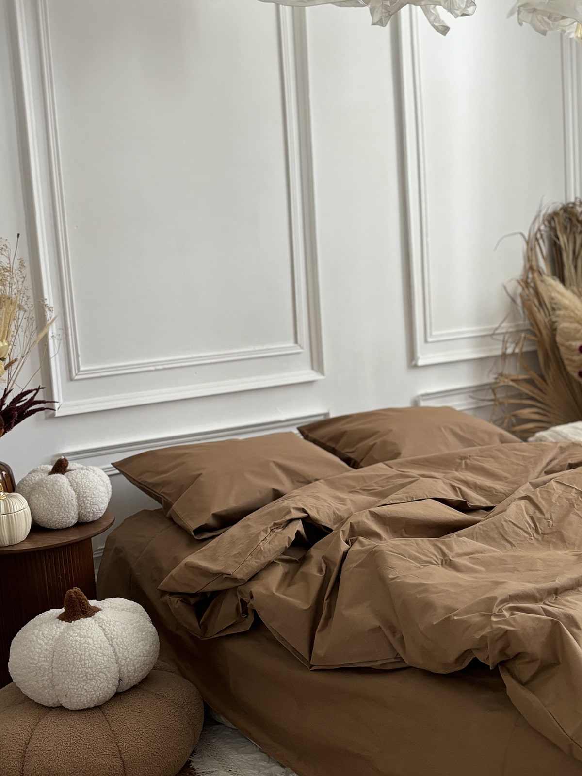 Комплект постільної білизни із бязі Beige