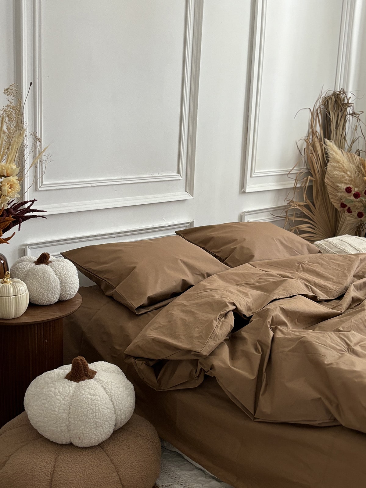 Комплект постільної білизни із бязі Beige