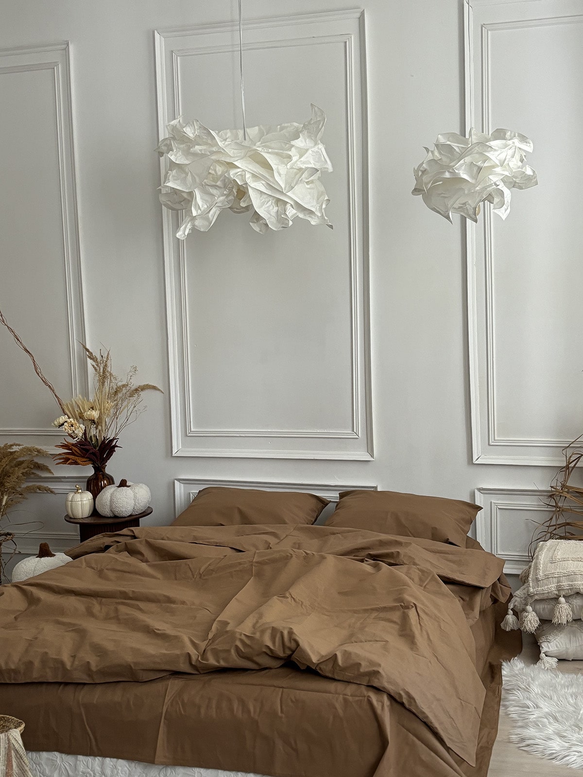 Комплект постільної білизни із бязі Beige