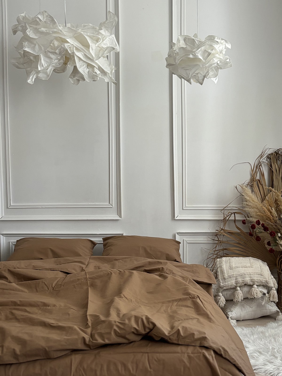 Комплект постільної білизни із бязі Beige
