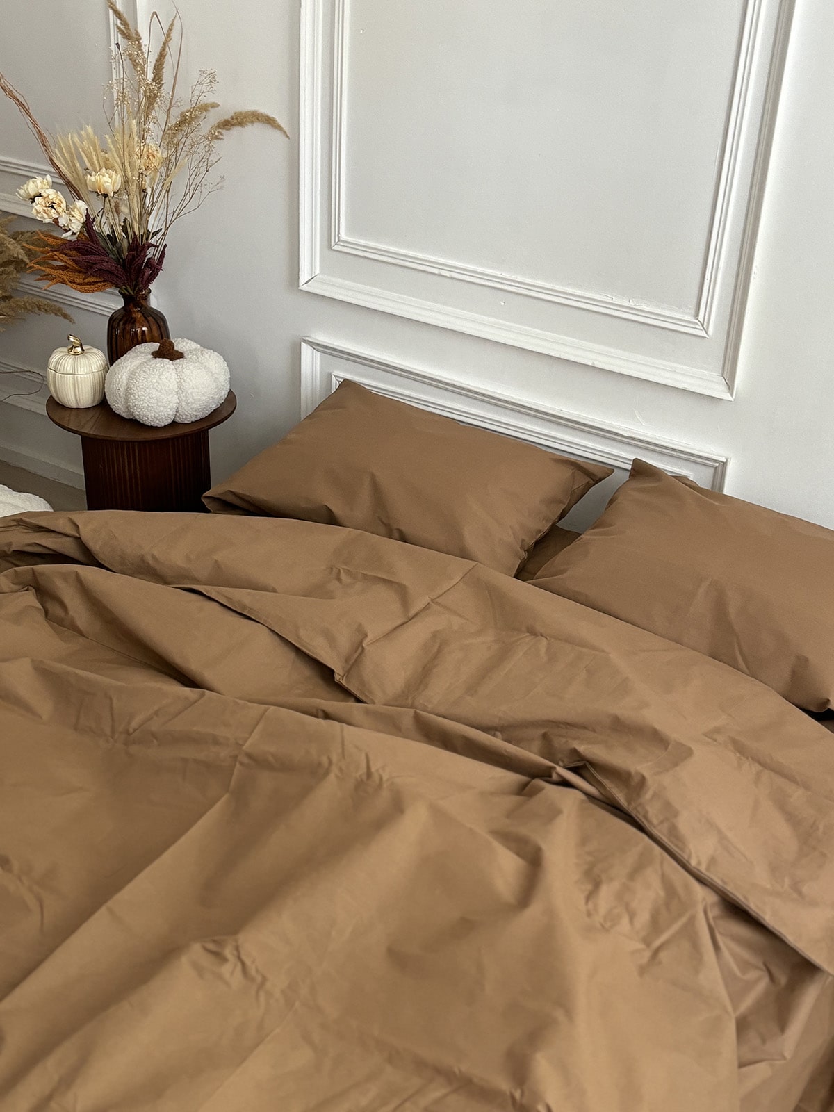 Комплект постільної білизни із бязі Beige