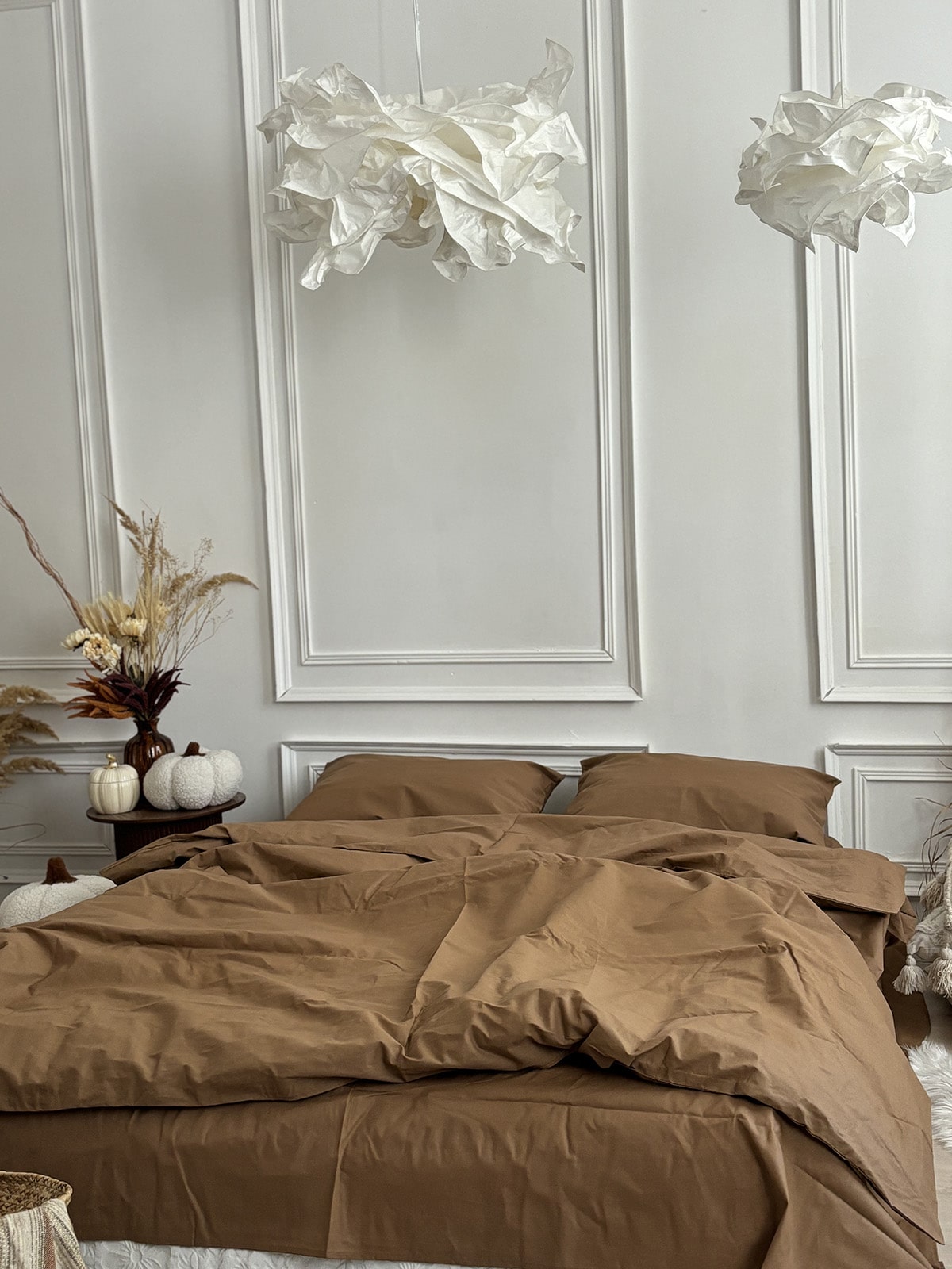 Комплект постільної білизни із бязі Beige