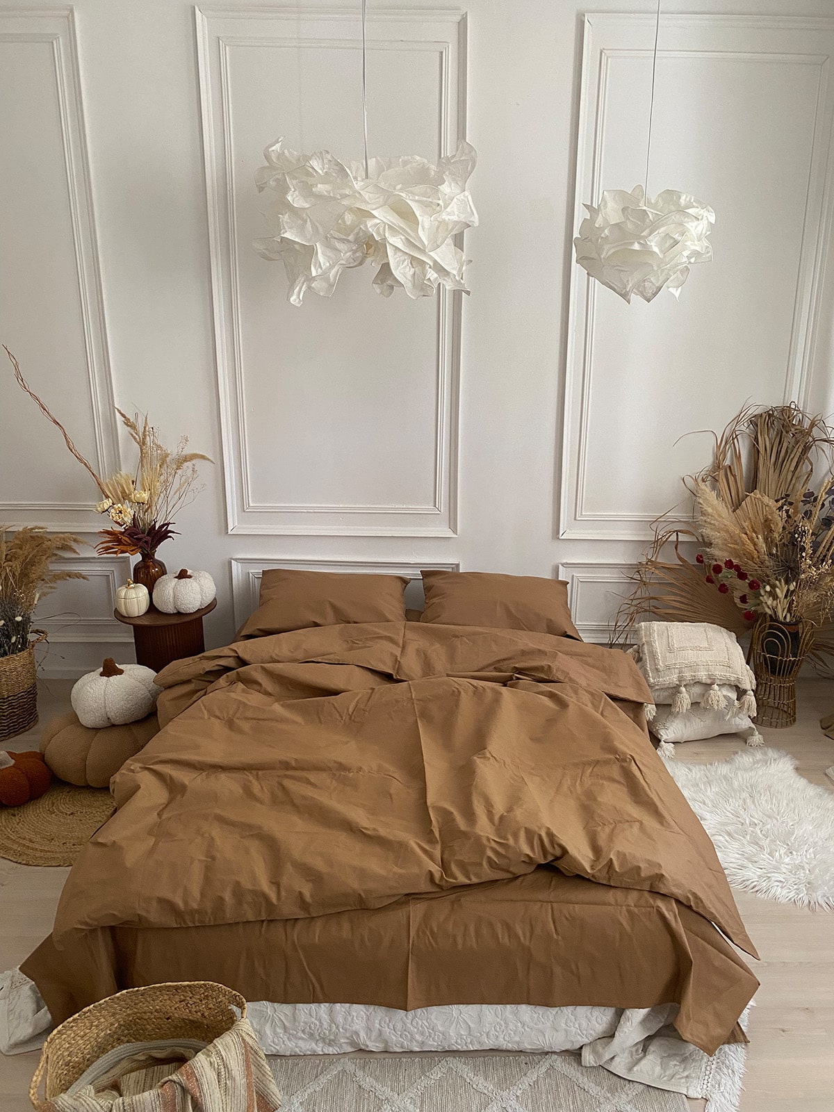 Комплект постільної білизни із бязі Beige