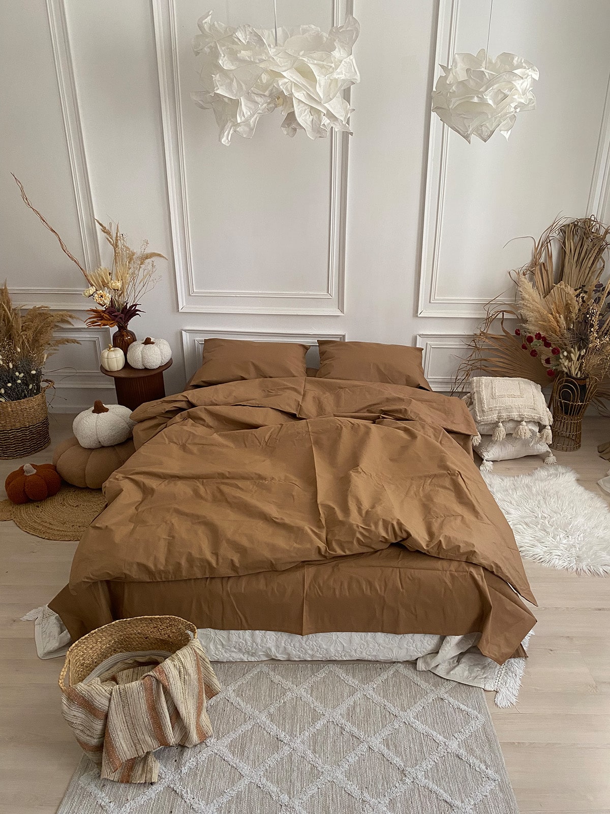 Комплект постільної білизни із бязі Beige