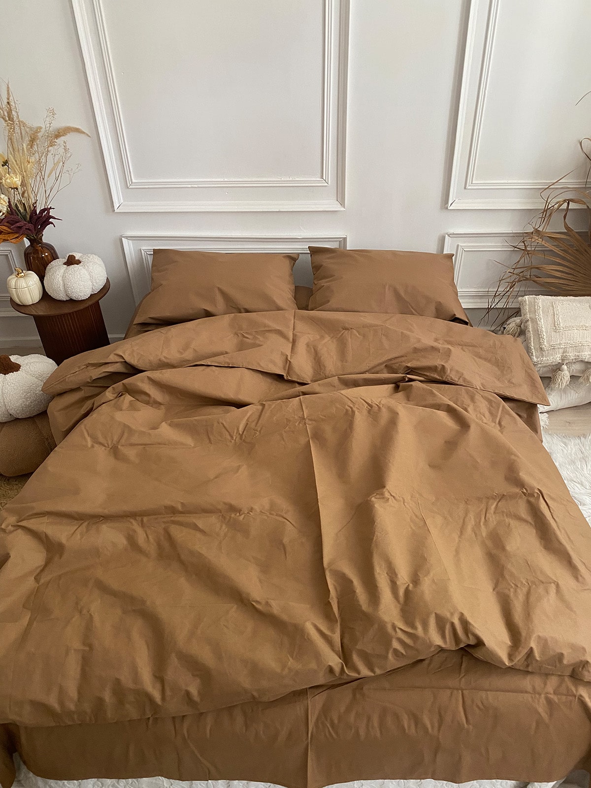 Комплект постільної білизни із бязі Beige