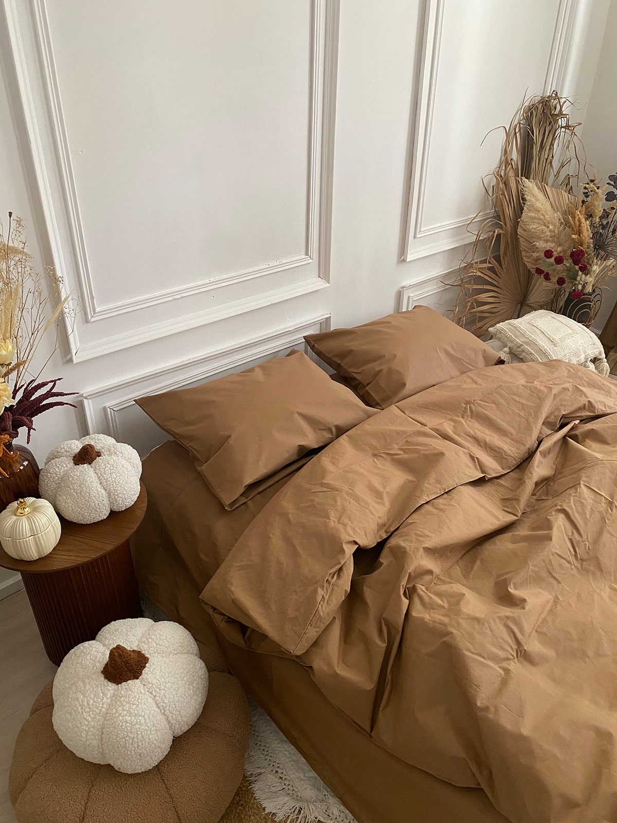 Комплект постільної білизни із бязі Beige