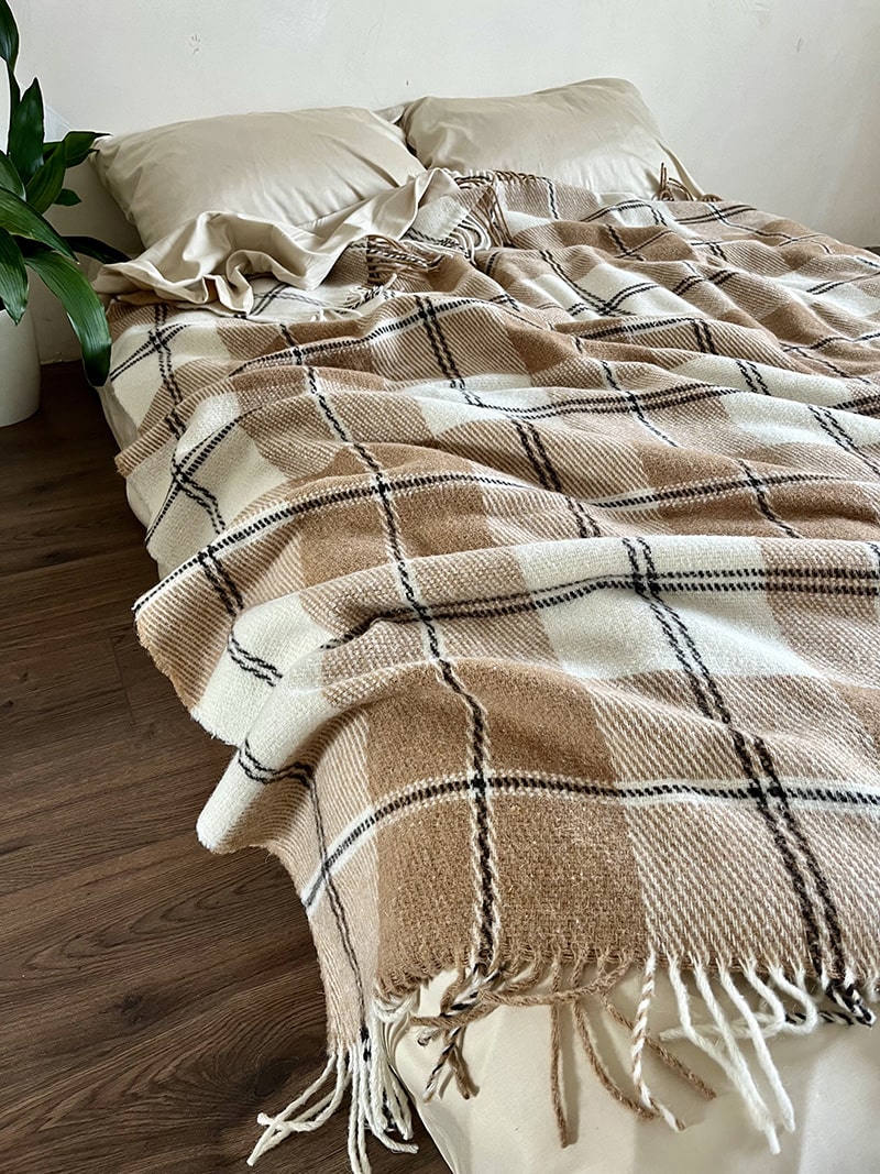 Шерстяний плед Wool Cube
