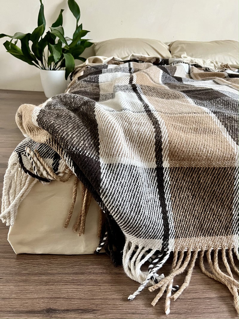 Шерстяний плед Wool Cube