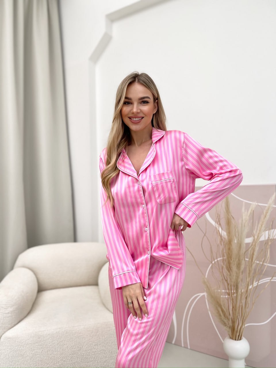 Піжама жіноча із шовку Victoria