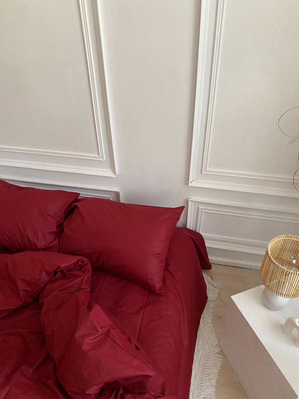 Комплект постільної білизни із ранфорсу Bordeaux