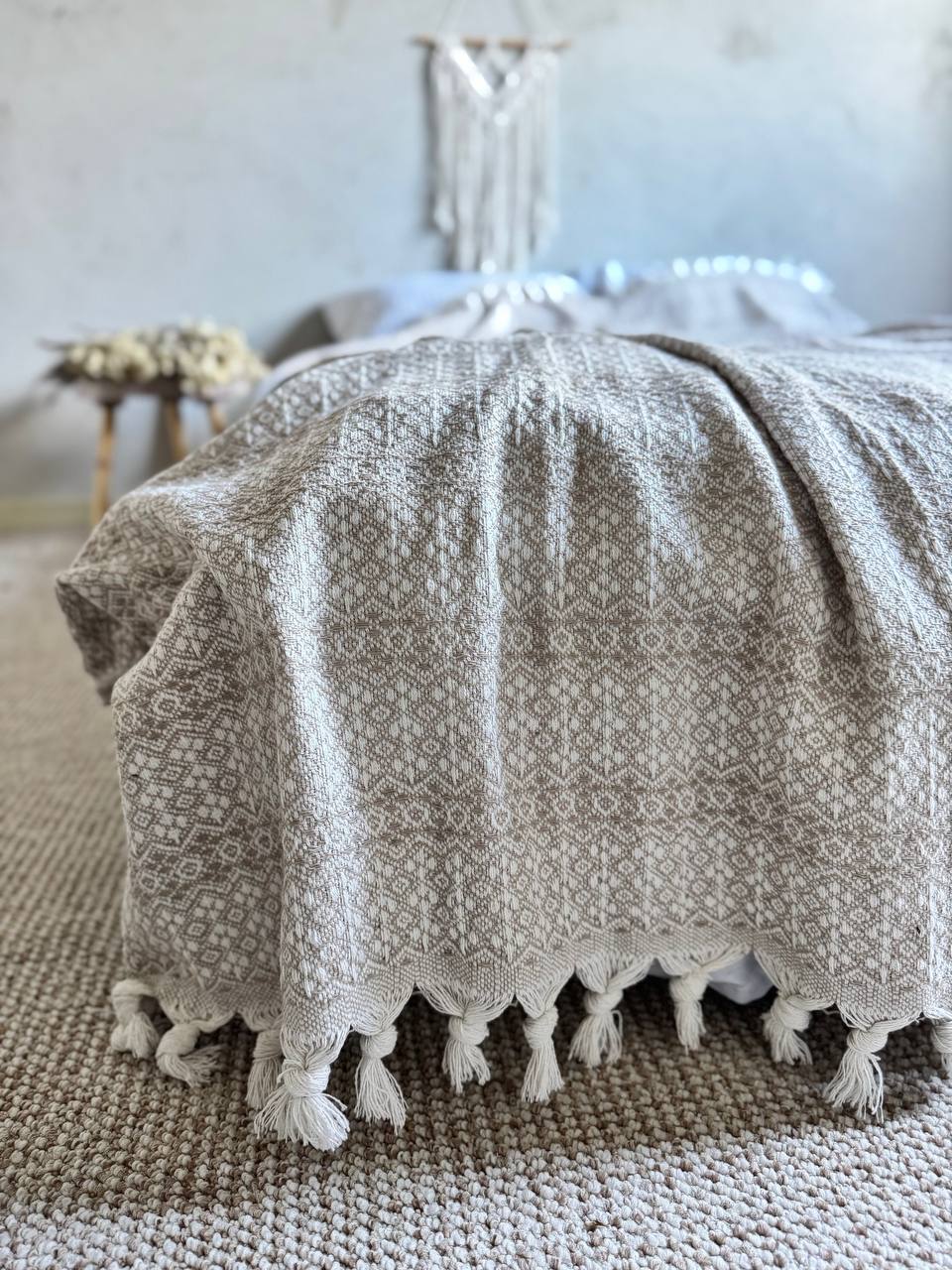 Покривало бавовняне Boho