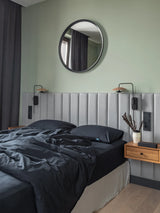 Комплект постільної білизни із вареної бавовни Black