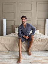 Чоловічий халат мусліновий Estet