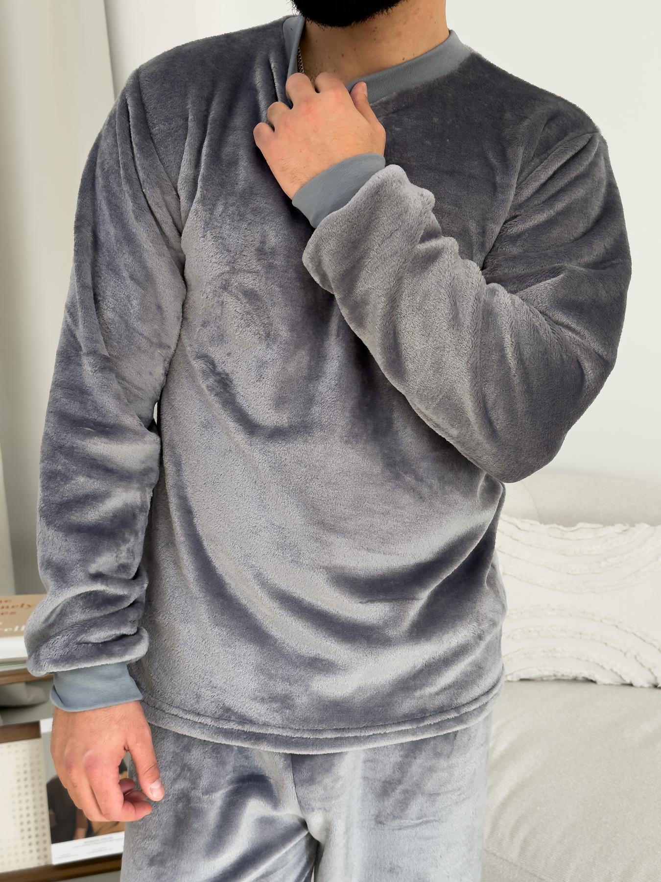 Піжама чоловіча із велсофту Теплик