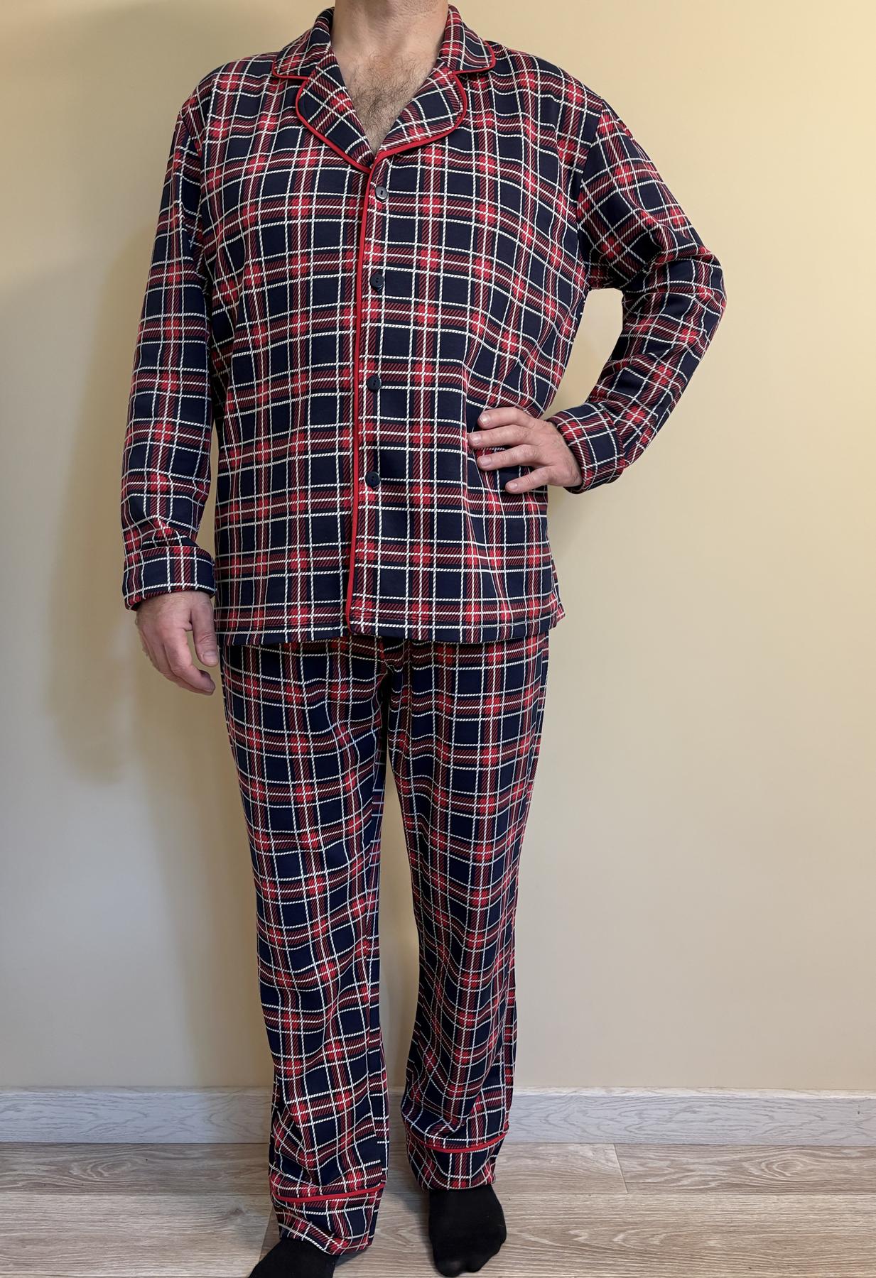 Піжама чоловіча із трикотажу Oxford