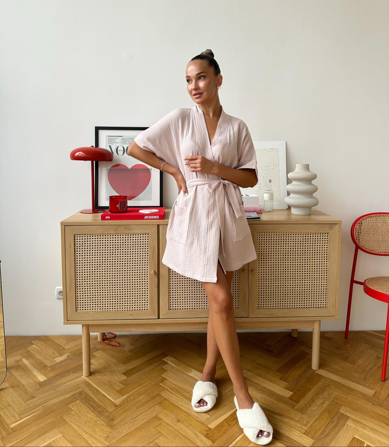 Жіночий халат мусліновий Vacation