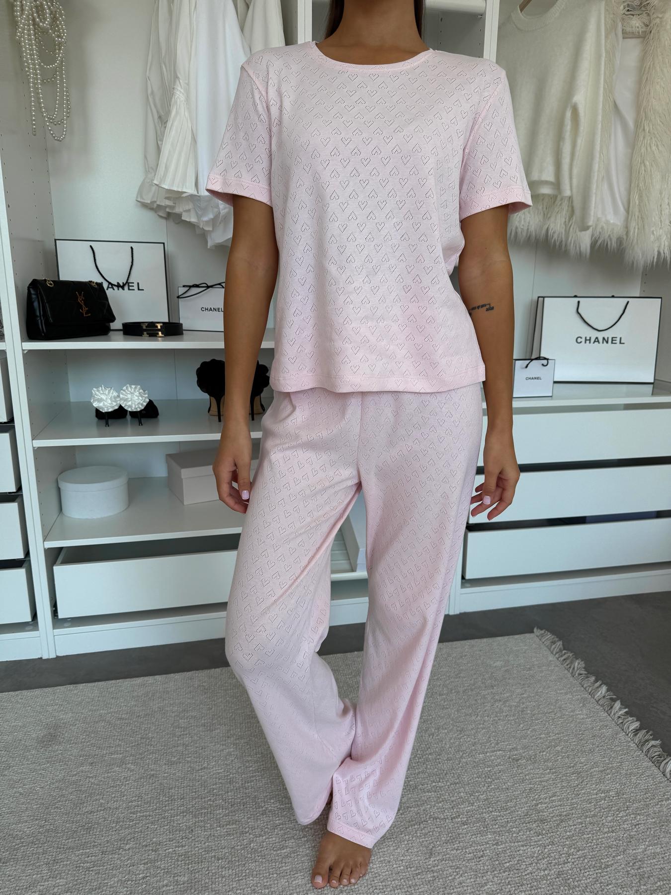 Піжама жіноча із трикотажу Rose Amour (штани та футболка)