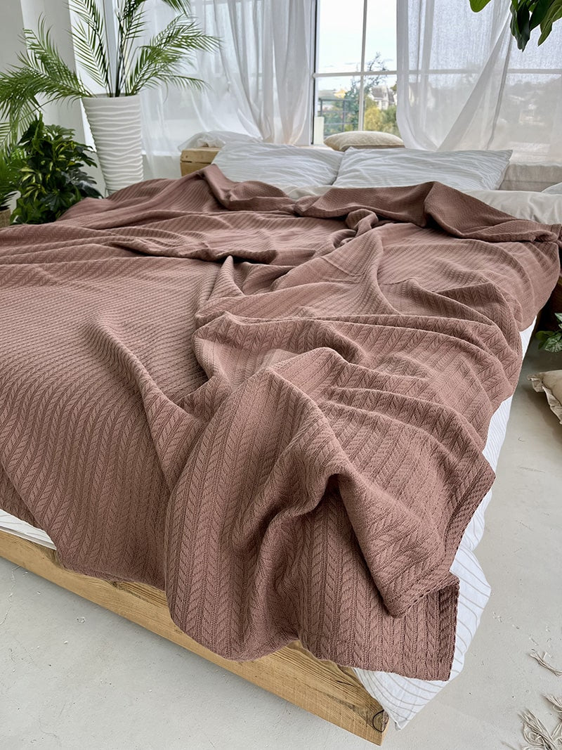 Бавовняне покривало Braid