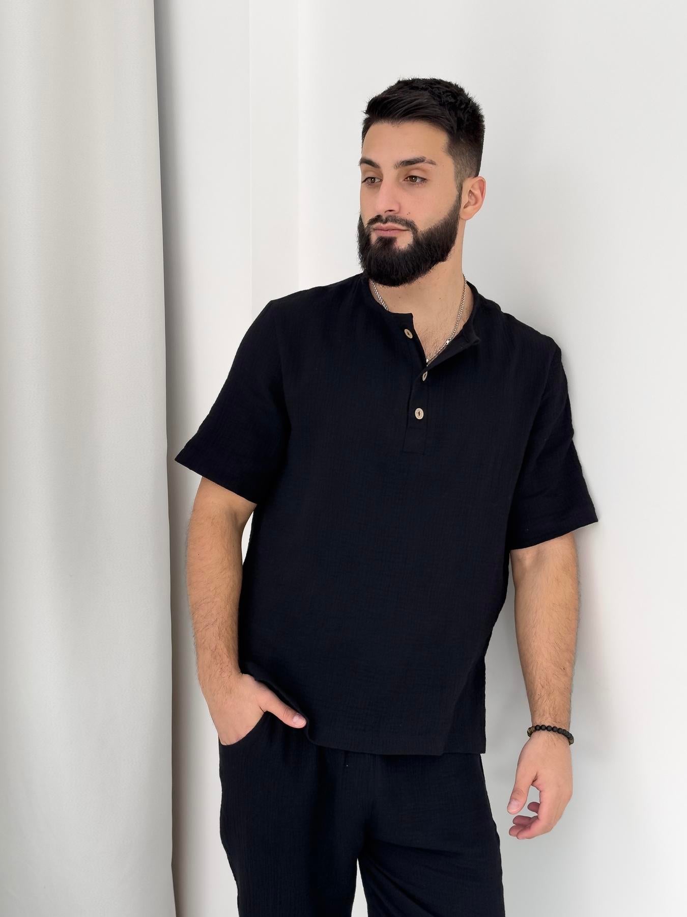 Піжама чоловіча муслінова Greece