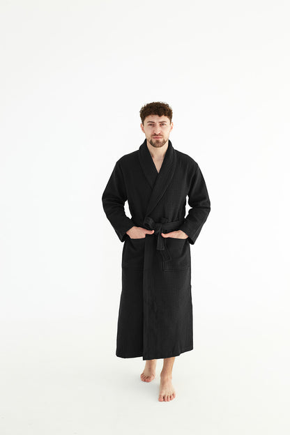 Чоловічий халат вафельний Ideal