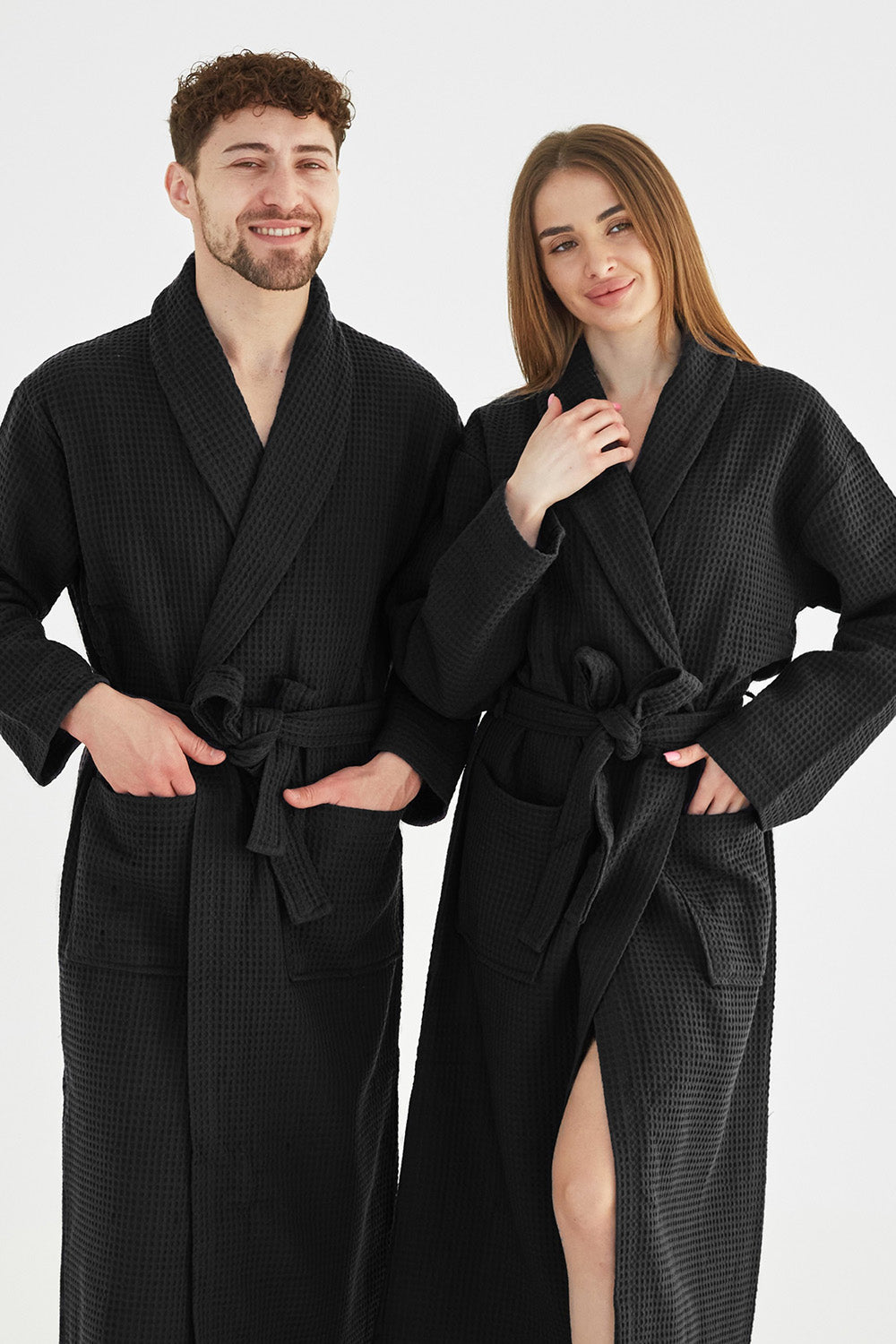 Чоловічий халат вафельний Ideal