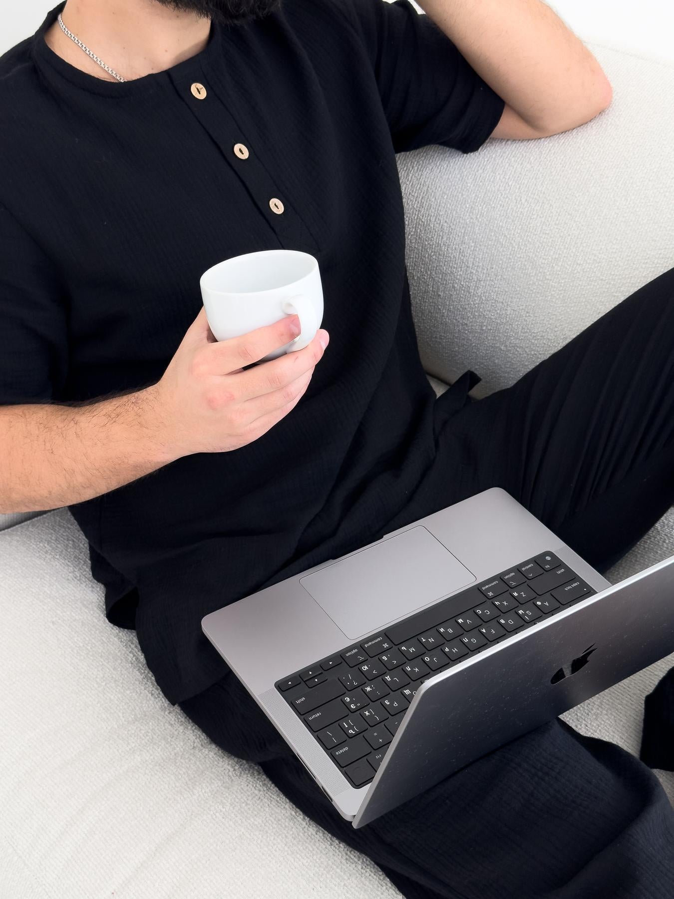 Піжама чоловіча муслінова Greece