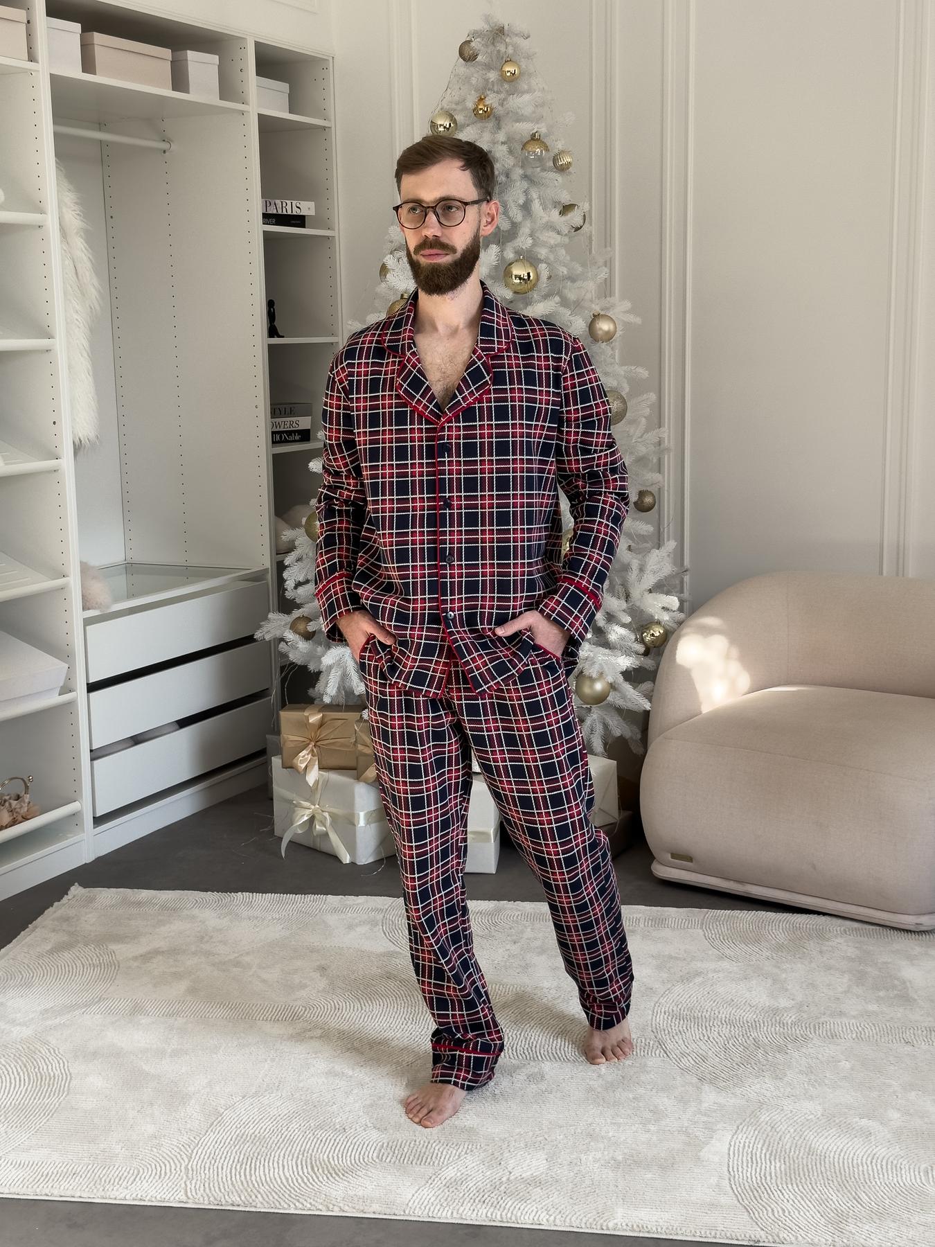 Піжама чоловіча із трикотажу Oxford