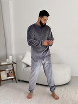 Піжама чоловіча із велсофту Теплик