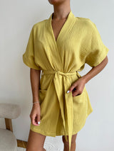 Жіночий халат мусліновий Vacation