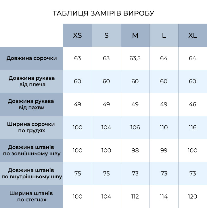 Піжама жіноча із мусліну Juliana