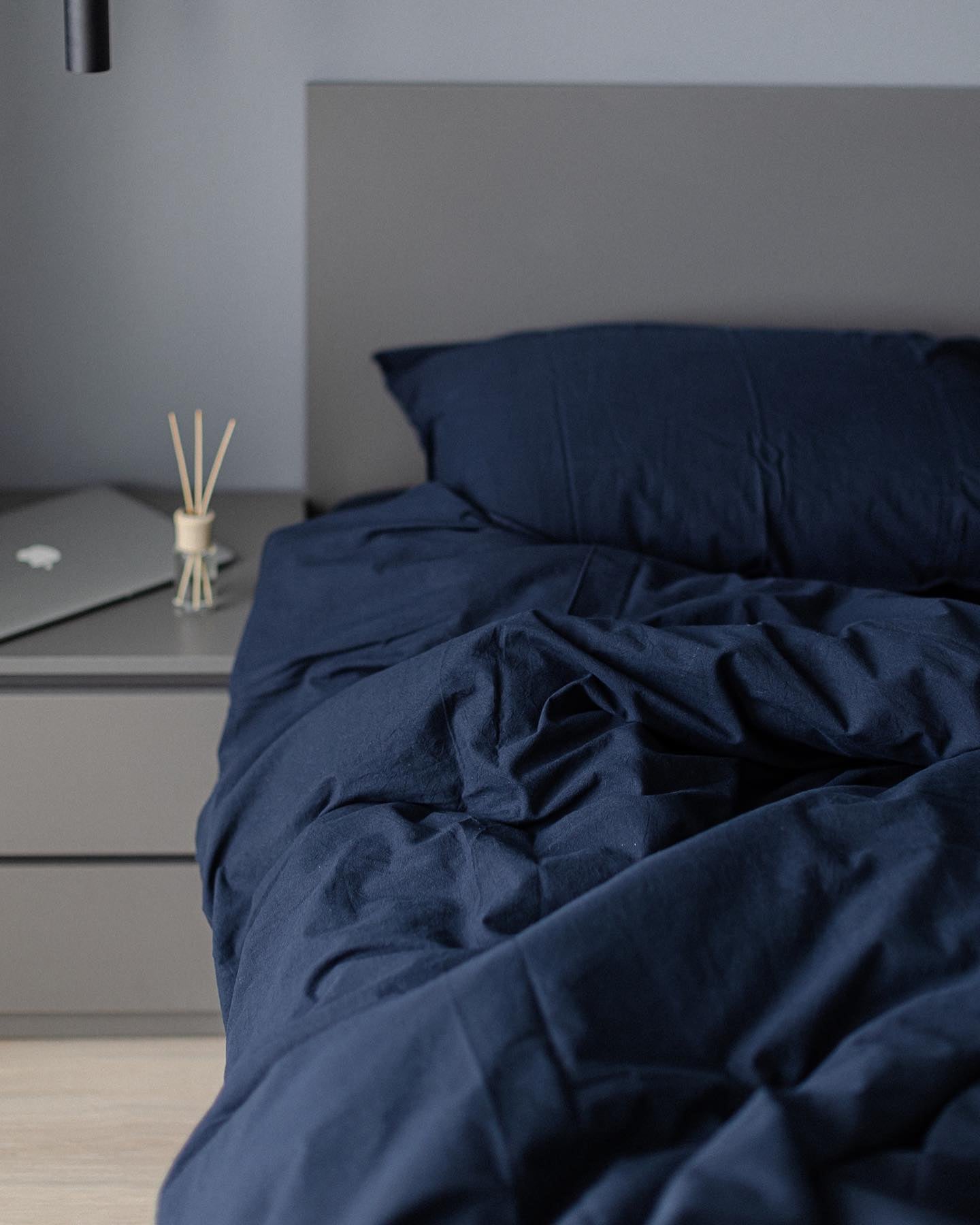 Комплект постільної білизни із вареної бавовни Navy