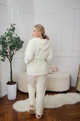 Піжама жіноча із велсофту шаль Ava