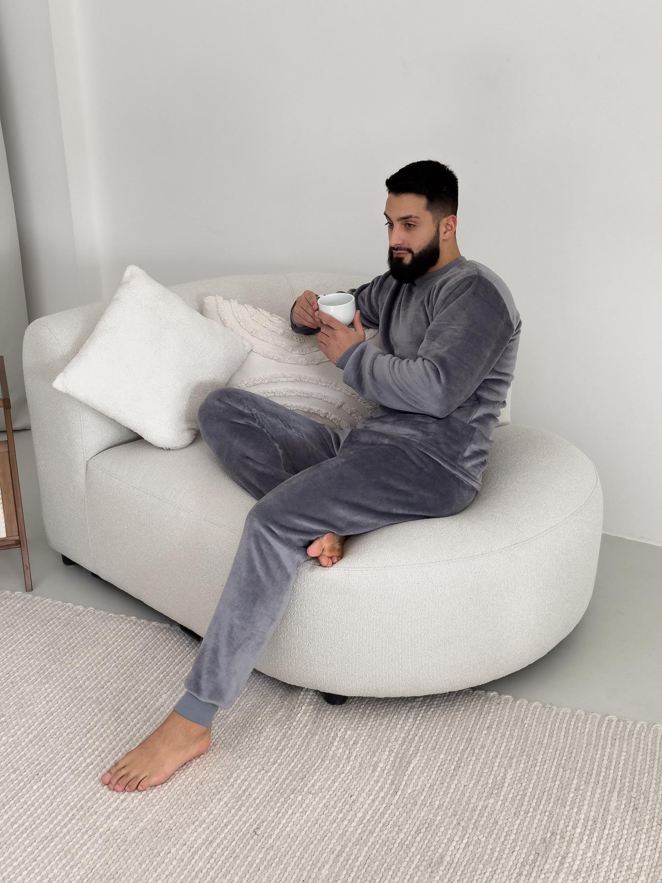 Піжама чоловіча із велсофту Теплик