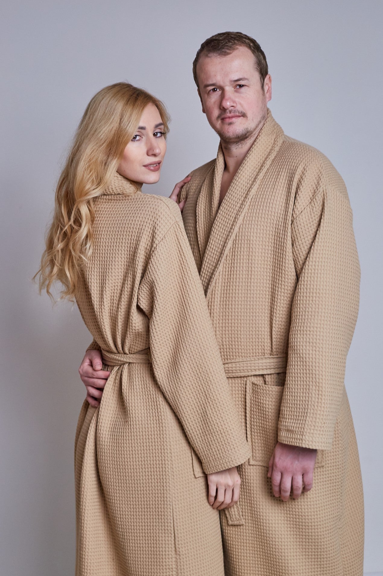 Чоловічий халат вафельний Ideal