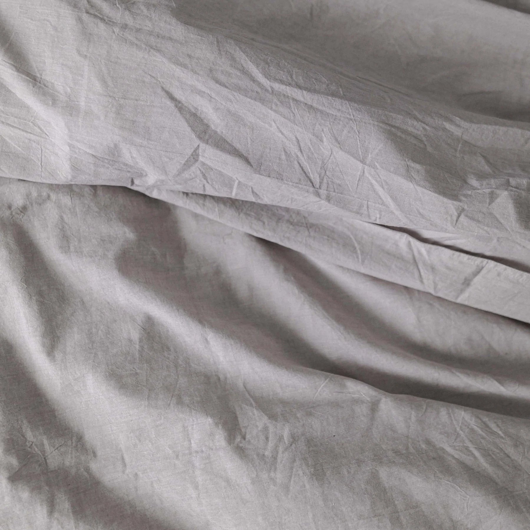 Комплект постільної білизни із вареної бавовни Grey