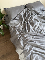 Комплект постільної білизни із преміум сатину Silver