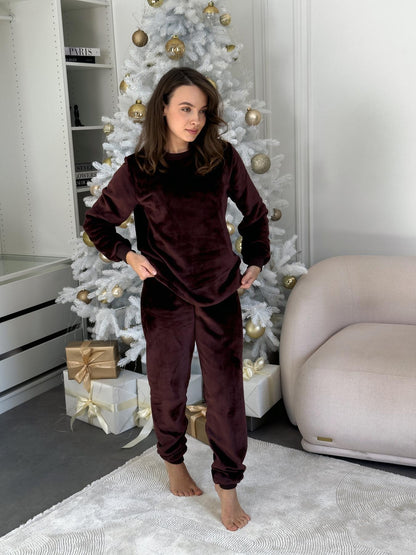 Піжама жіноча із велсофту Теплик