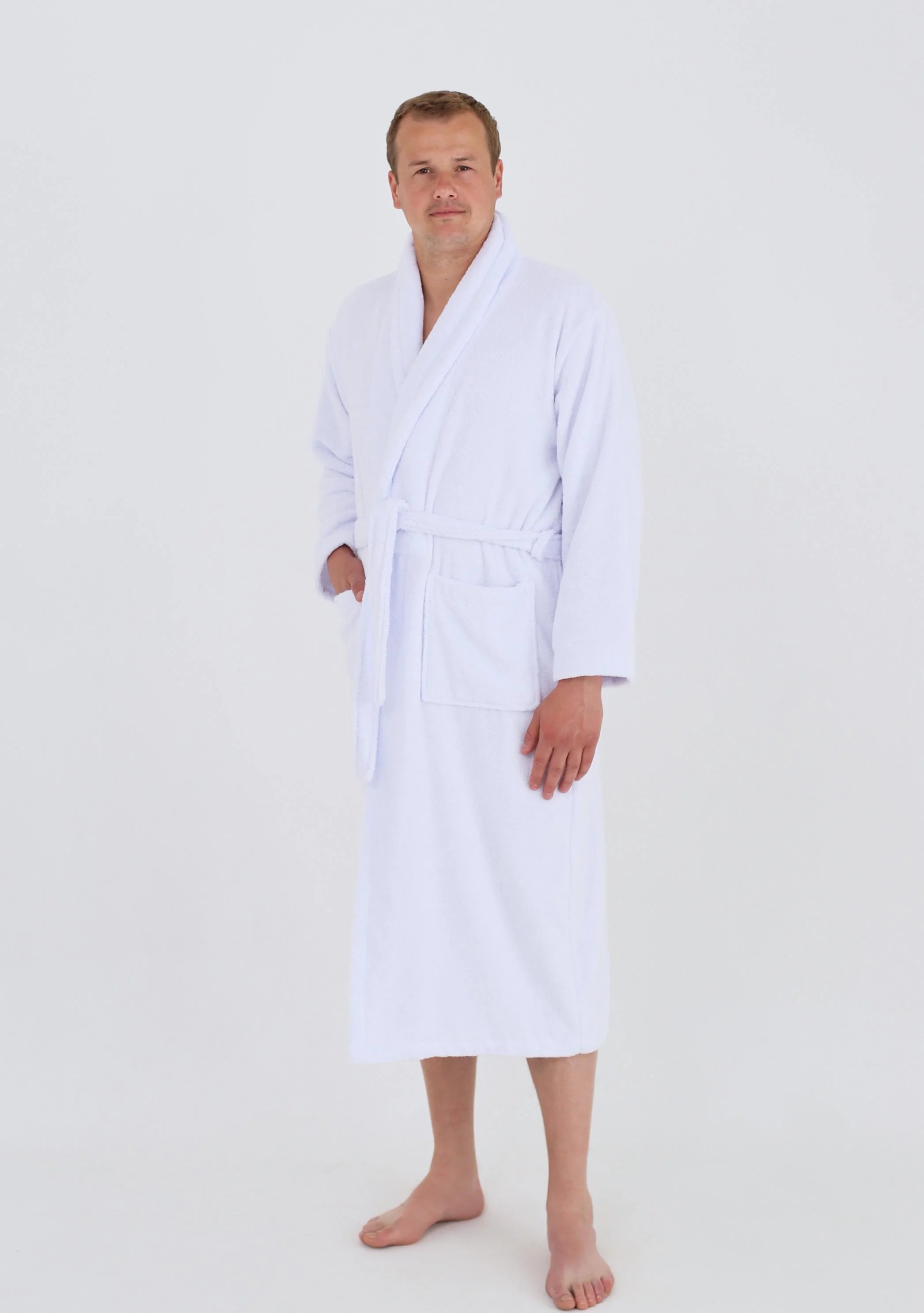 Чоловічий халат махровий White Ideal