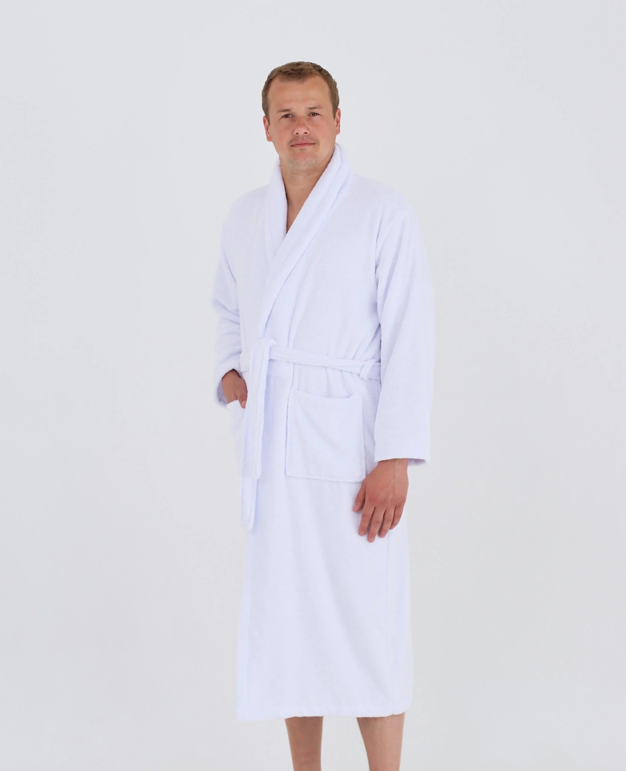 Чоловічий халат махровий White Ideal