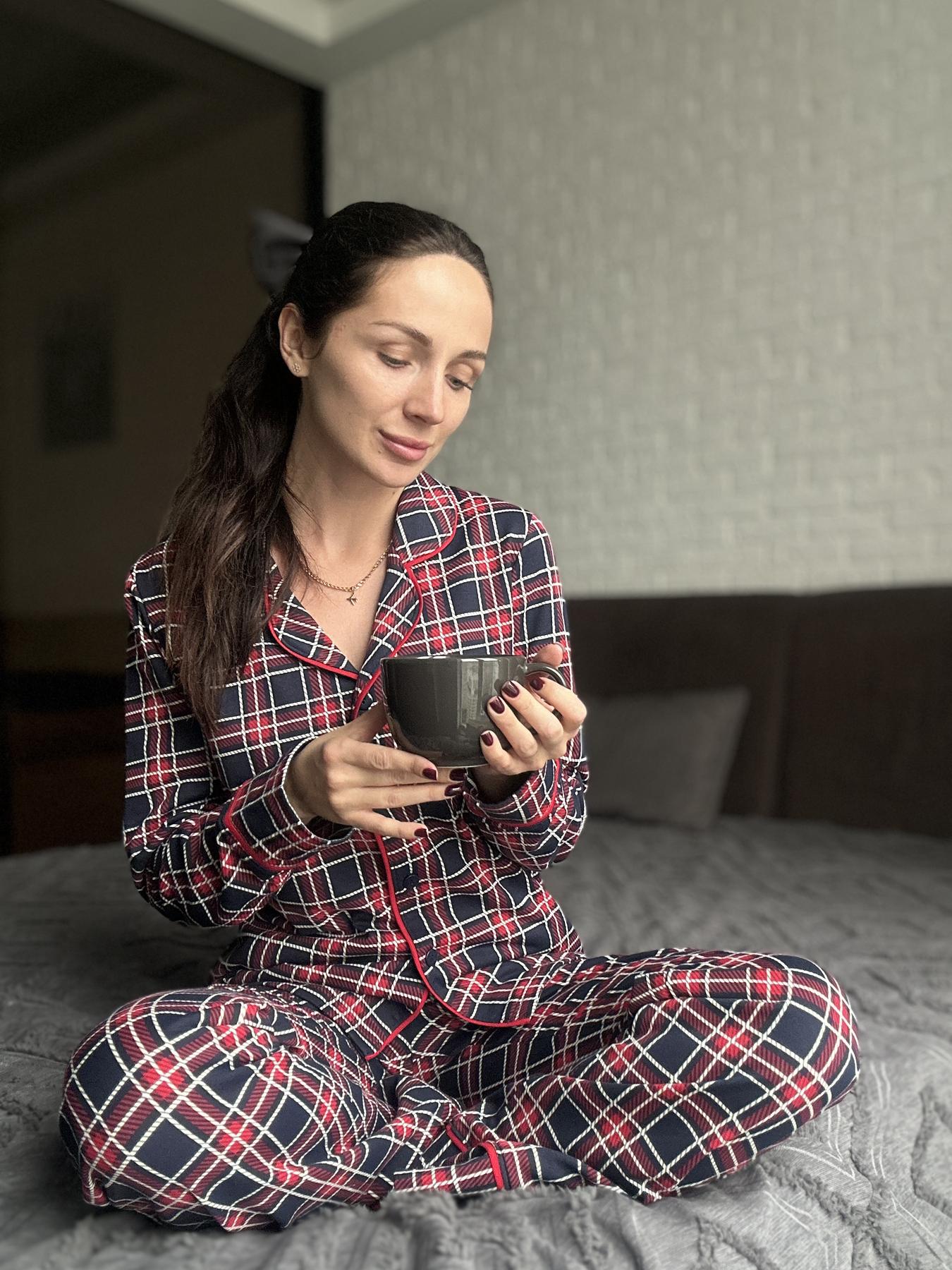 Піжама жіноча із трикотажу Oxford