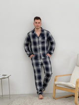 Піжама чоловіча із фланелі Base