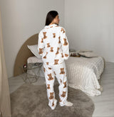 Піжама жіноча із фланелі Teddy