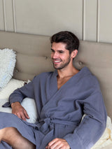 Чоловічий халат мусліновий Estet