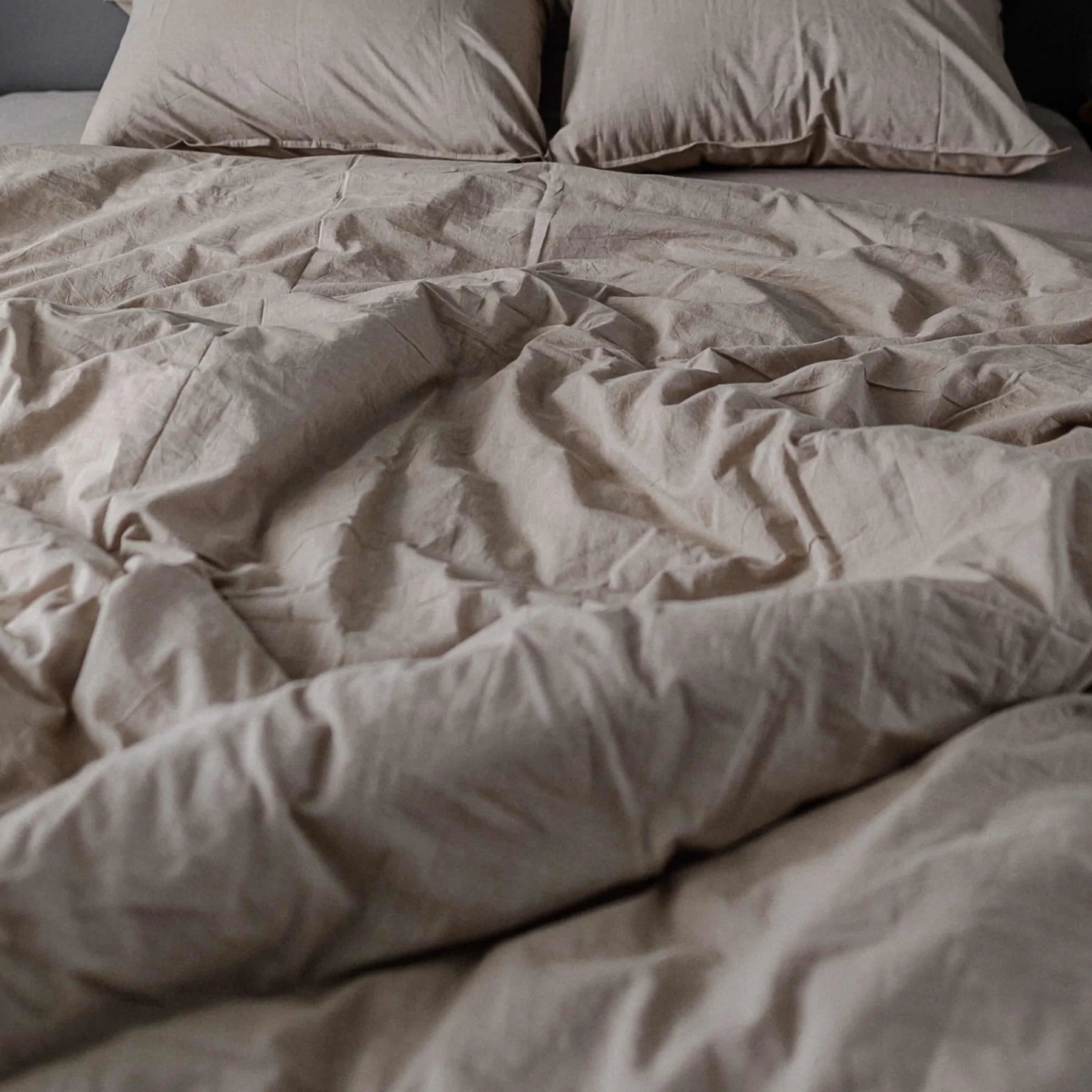 Комплект постільної білизни із вареної бавовни Almond