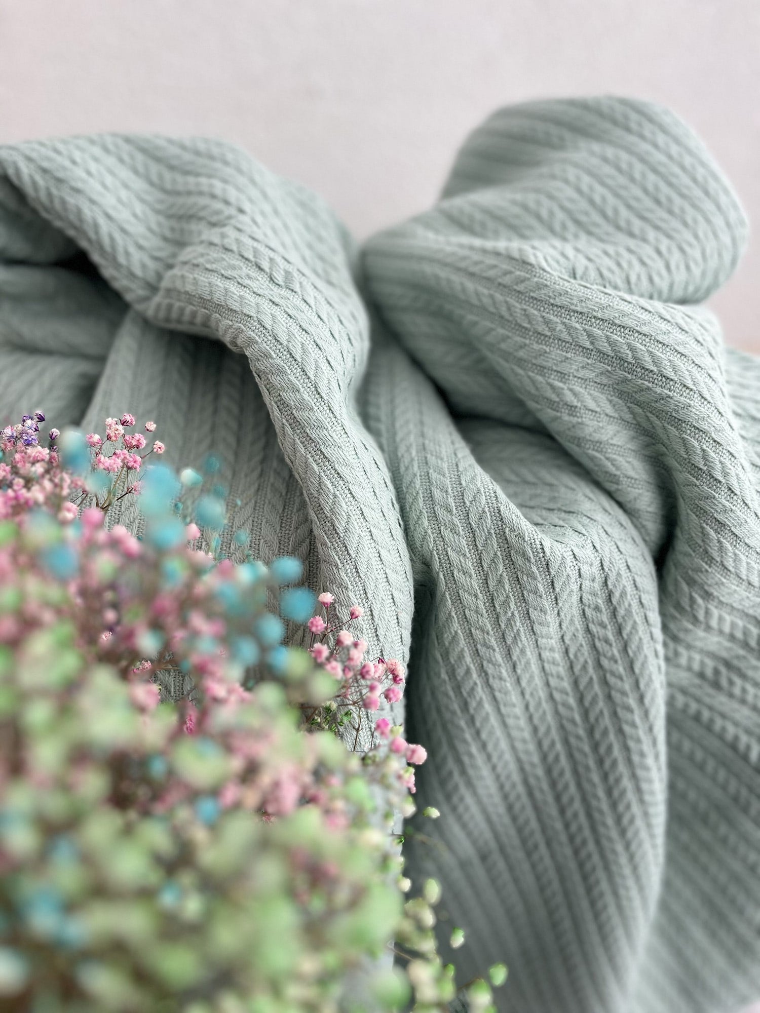 Бавовняне покривало Braid