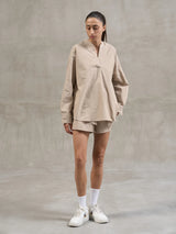 Піжама жіноча з вареної бавовни з сорочкою та шортами