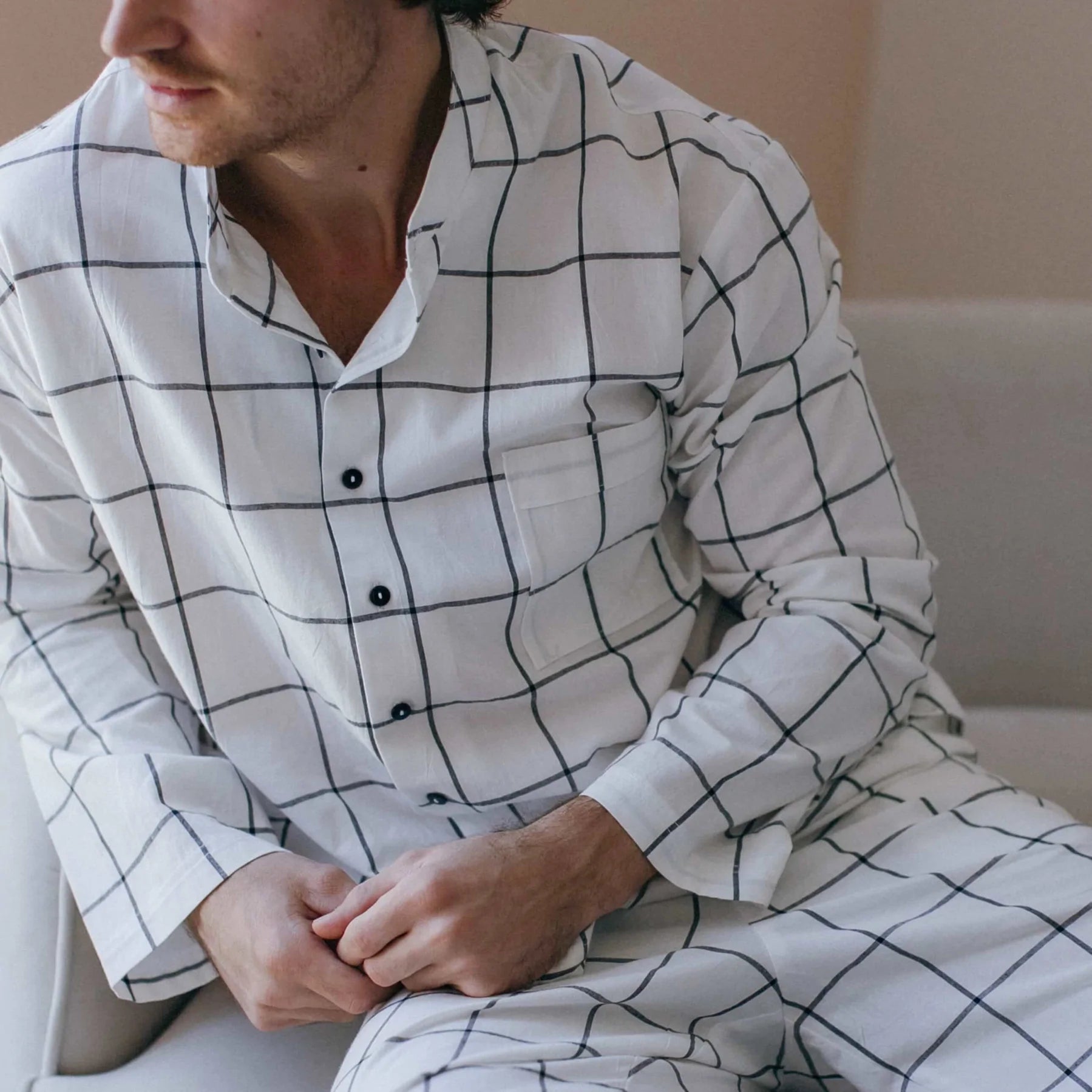 Піжама чоловіча з вареної бавовни