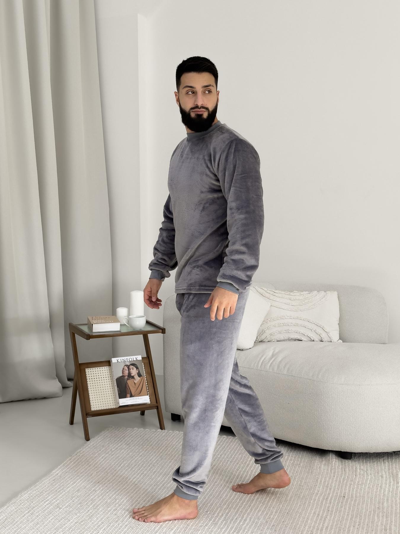 Піжама чоловіча із велсофту Теплик