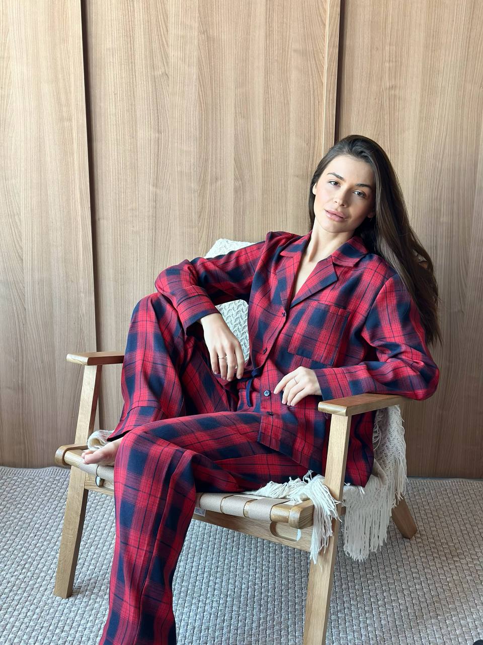 Піжама жіноча із фланелі Base